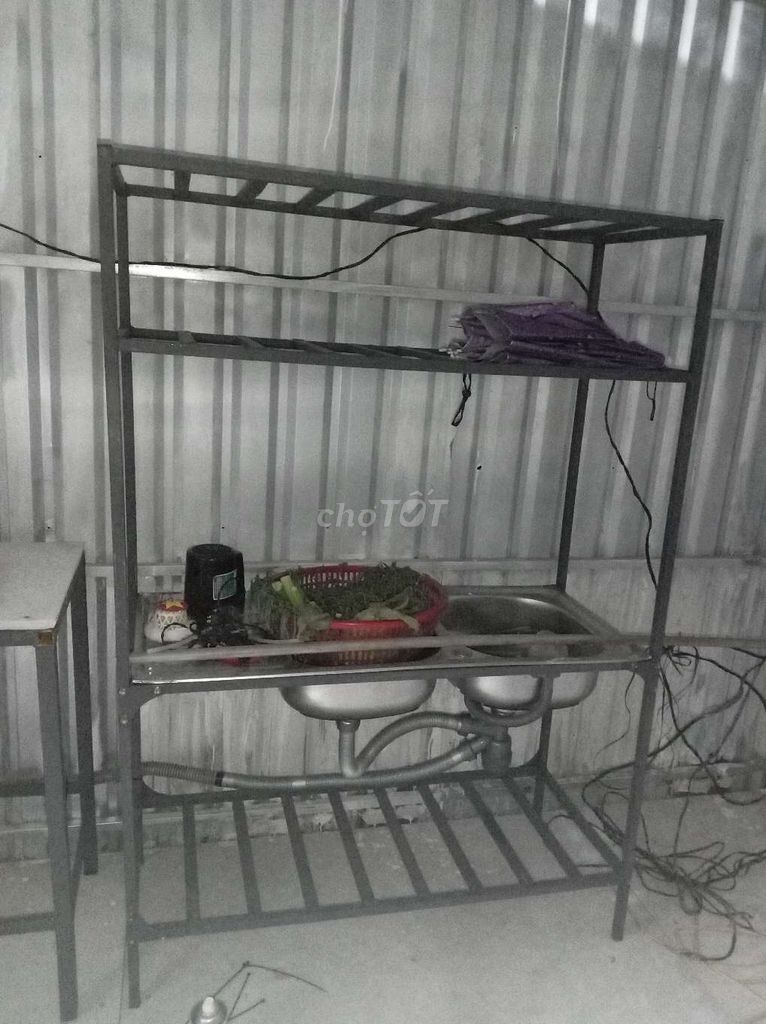 Bồn rửa chén Kim loại Xám 2 hộc 1m57. Mua bán Dụng cụ nhà bếp tại Huyện Cao Lãnh Đồng Tháp được đăng bởi hỷ hình 1