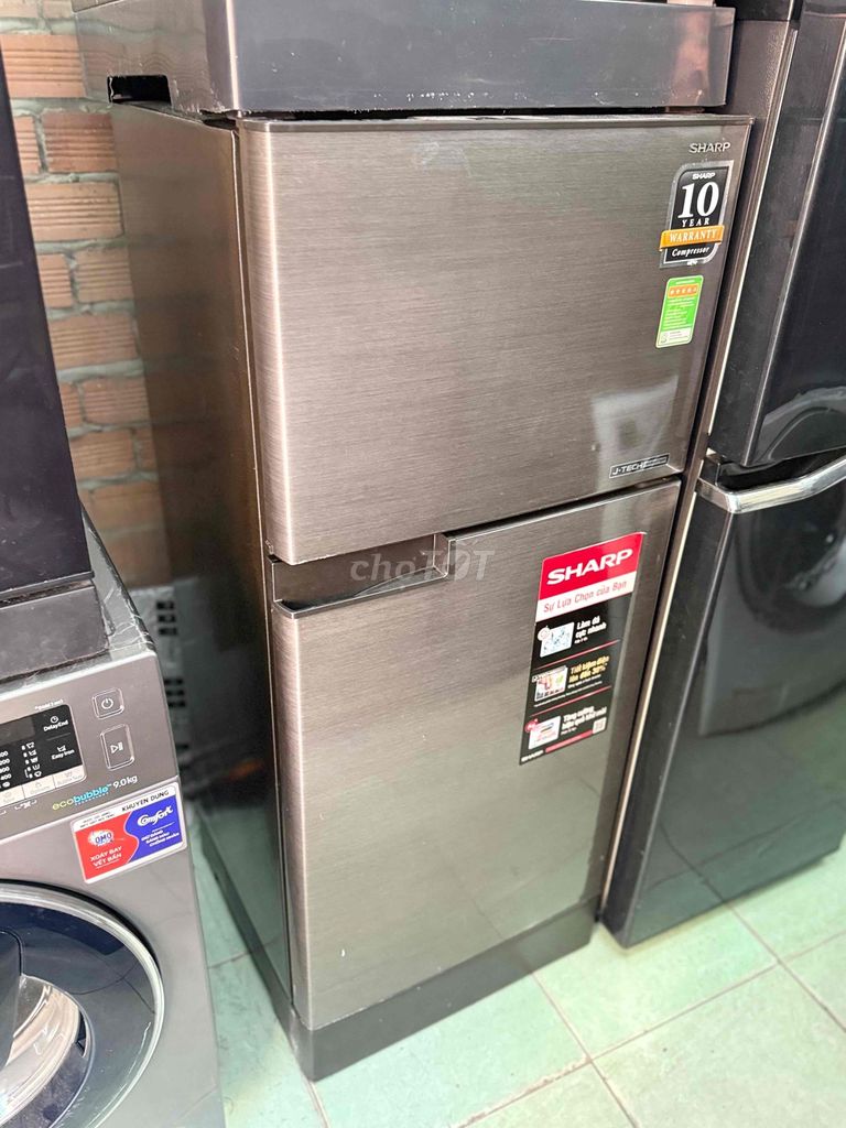 Tủ lạnh Sharp SJ-X176E-DSS 165L Xám Đã sử dụng. Mua bán Tủ lạnh tại Quận 8 Tp Hồ Chí Minh được đăng bởi Điện Lạnh Giá Tốt hình 1