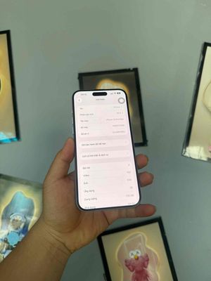 Iphone 14PM độ 17PM Bạc Zin Full 📱 Có Góp ⭐️