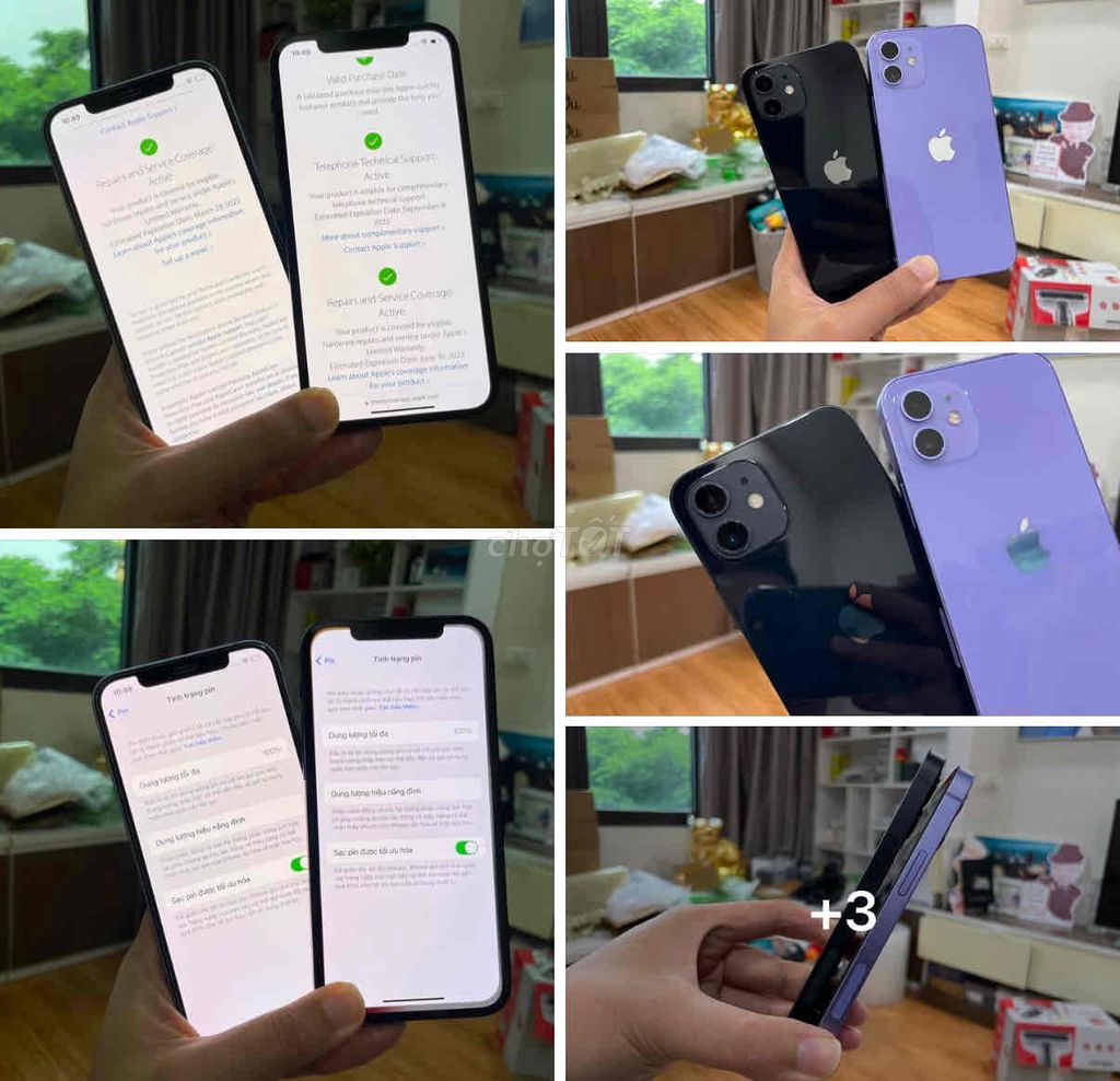 iPhone 12 128GB Tím Xanh Đẹp FULLBOX APPLE 2024. Mua bán Điện thoại tại Quận Thanh Xuân Hà Nội được đăng bởi Nguyễn Huy Dũng hình 1