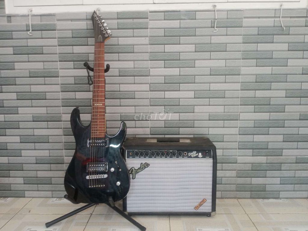 Guitar Subzero + amply Fender studio value 2 loa