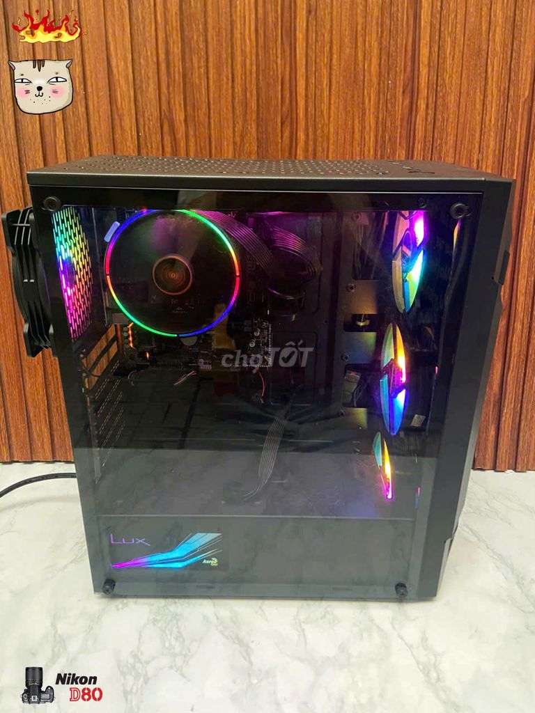 Thùng PC i5 6500 vỏ case led