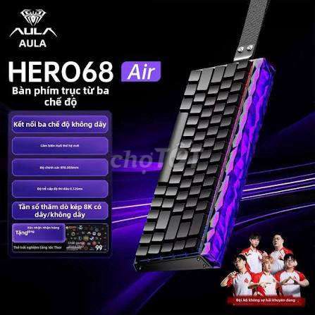 Bàn phím cơ AULA HERO68 Air. Mua bán Phụ kiện (Màn hình, Chuột...) tại Huyện Yên Phong Bắc Ninh được đăng bởi Linh kiện máy tính hình 1