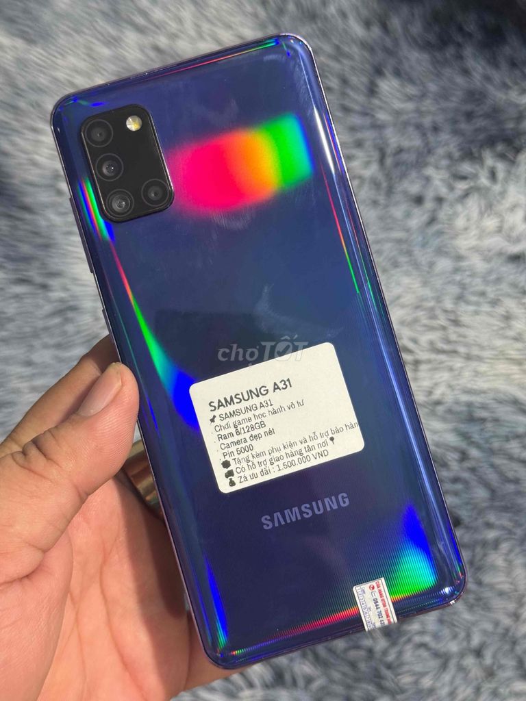 Samsung Galaxy A31 6GB/128GB 5000mAh. Mua bán Điện thoại tại Huyện Trảng Bom Đồng Nai được đăng bởi Hồ Trung Hiếu hình 1