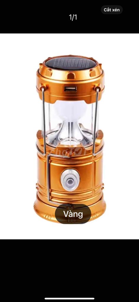 Đèn dã ngoại đèn pin tích điện năng lượng mặt trời. Mua bán Đèn tại Quận Bình Thuỷ Cần Thơ được đăng bởi Lê Vũ Camera Solar hình 1