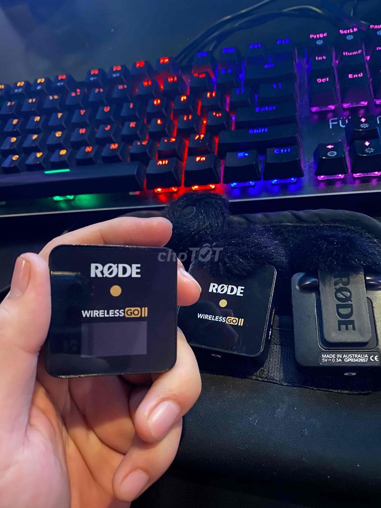 Micro Rode Wireless GO II Đen. Mua bán Tivi, Âm thanh tại Quận Hải Châu Đà Nẵng được đăng bởi Lê Phan Thanh Hùng hình 1