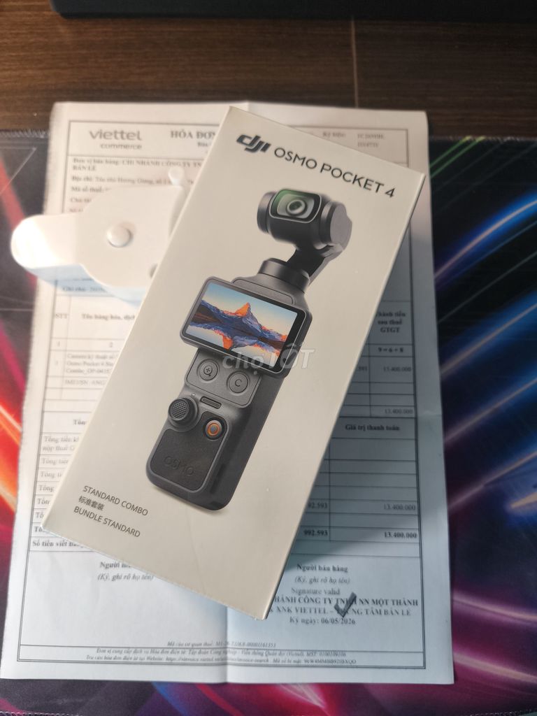 DJI Osmo pocket 4 - 107Gb. New seal. Mua bán Máy ảnh, Máy quay tại Quận 3 Tp Hồ Chí Minh được đăng bởi Minh hình 1