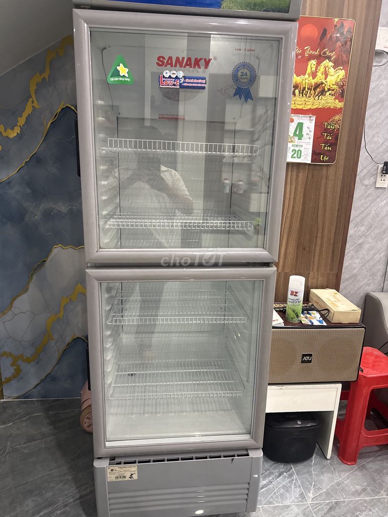 Tủ mát trưng bày SANAKY VH-408WL Xám. Mua bán Tủ lạnh tại Huyện Cần Đước Long An được đăng bởi Loan Đạt hình 1