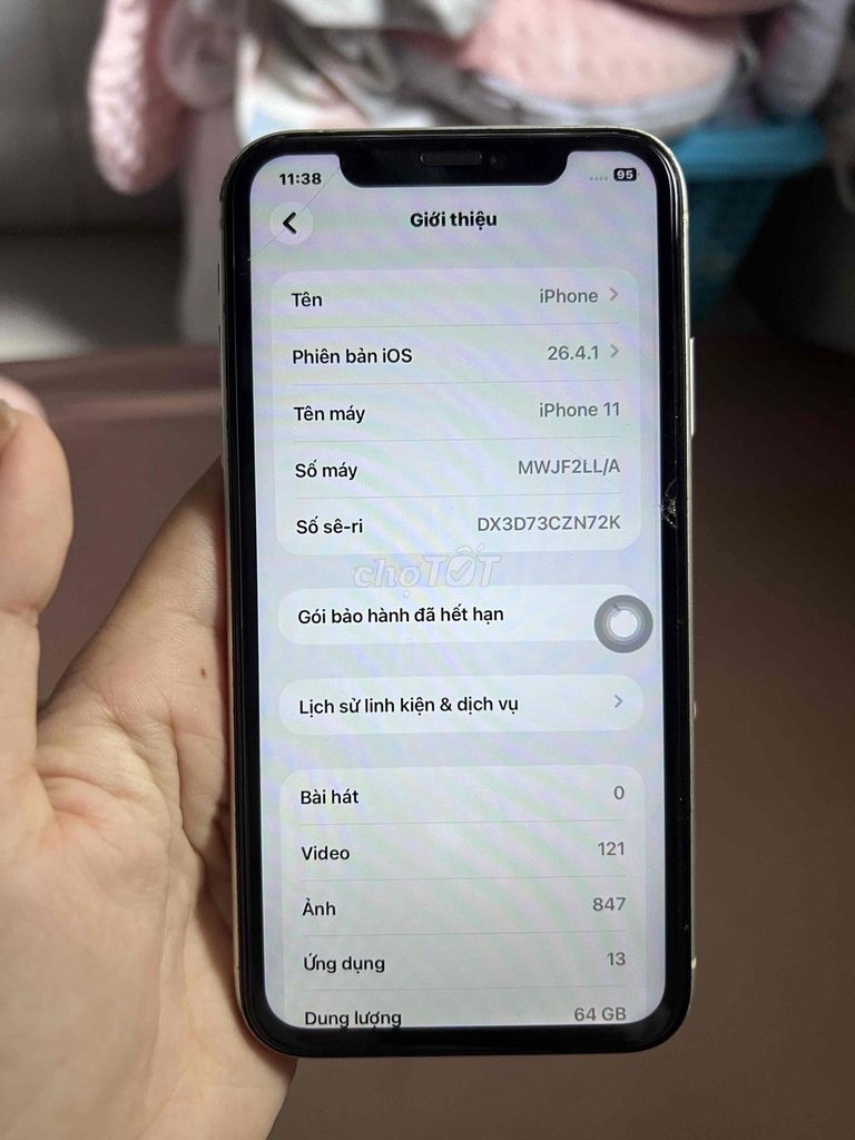 iPhone 11 64GB Lock. Mua bán Điện thoại tại Thành phố Tân An Long An được đăng bởi Tuyết Trang hình 1