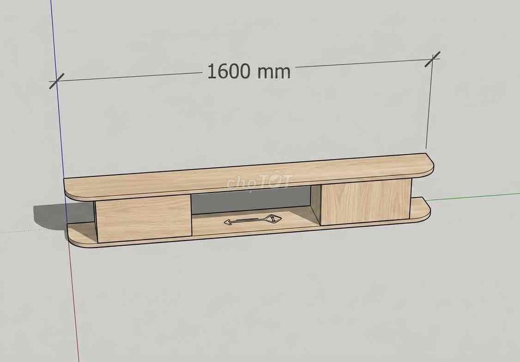 Kệ treo tường Gỗ Vàng gỗ 1600mm Mới. Mua bán Tủ, kệ gia đình tại Thành phố Dĩ An Bình Dương được đăng bởi Ngọc Đôn hình 1