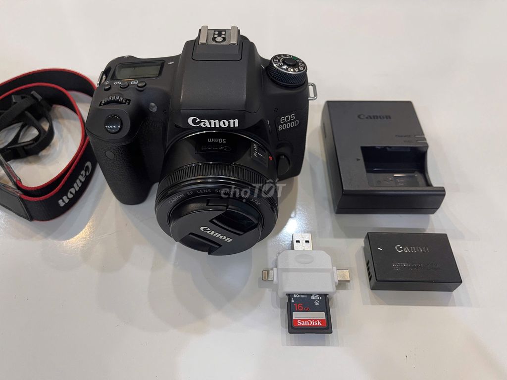 Máy ảnh Canon EOS 760D ống kính 50mm. Mua bán Máy ảnh, Máy quay tại Quận Đống Đa Hà Nội được đăng bởi Doanh Nguyễn hình 1