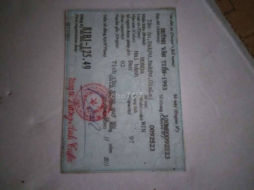 Bán xe win máy nhật. Mua bán Xe máy tại Huyện Hóc Môn Tp Hồ Chí Minh được đăng bởi Đào Văn Thắng hình 5