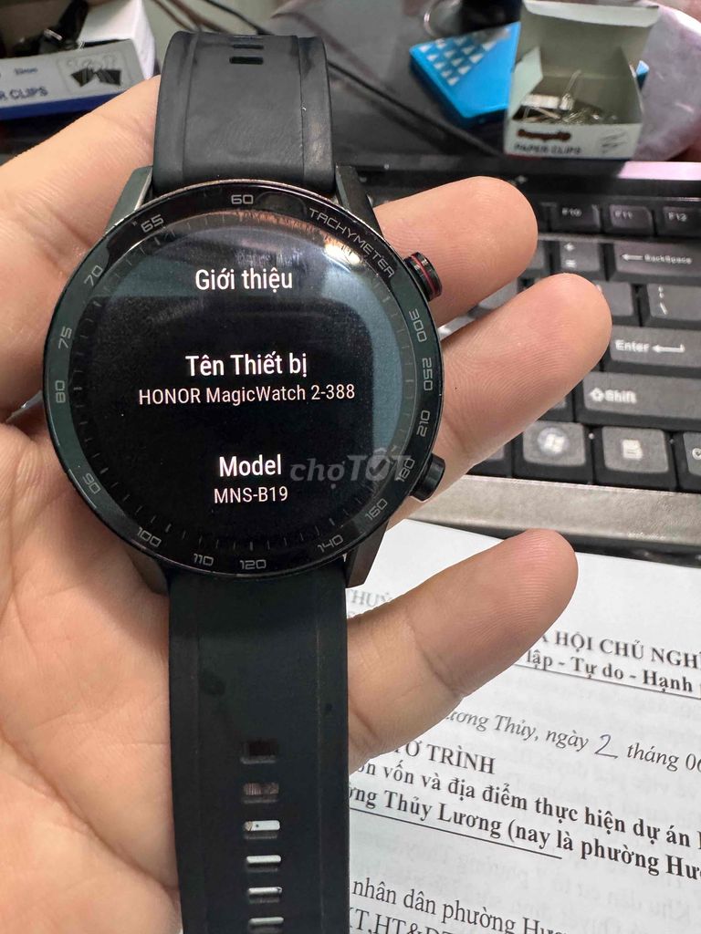 Honor Watch Magic 2 Đen. Mua bán Thiết bị đeo thông minh tại Thị xã Hương Thủy Thừa Thiên Huế được đăng bởi Tuấn Gin hình 1