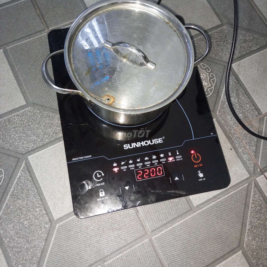 Bếp từ SUNHOUSE SHD6863 Đen. Mua bán Bếp, lò, đồ điện nhà bếp tại Thị xã Sơn Tây Hà Nội được đăng bởi A Chính hình 1