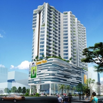 Cho thuê căn hộ Central Plaza, 56m2(2PN), full NT