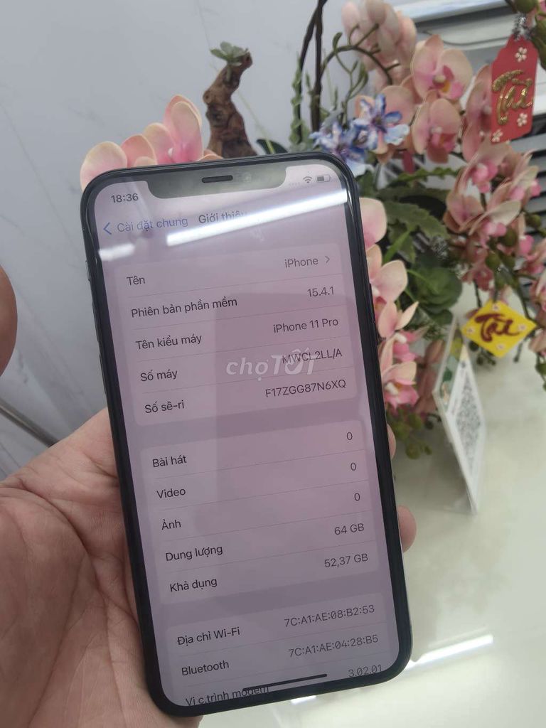 Apple iPhone 11 Pro 64GB Xanh. Mua bán Điện thoại tại Thành phố Buôn Ma Thuột Đắk Lắk được đăng bởi Tèo Điện Thoại  hình 1