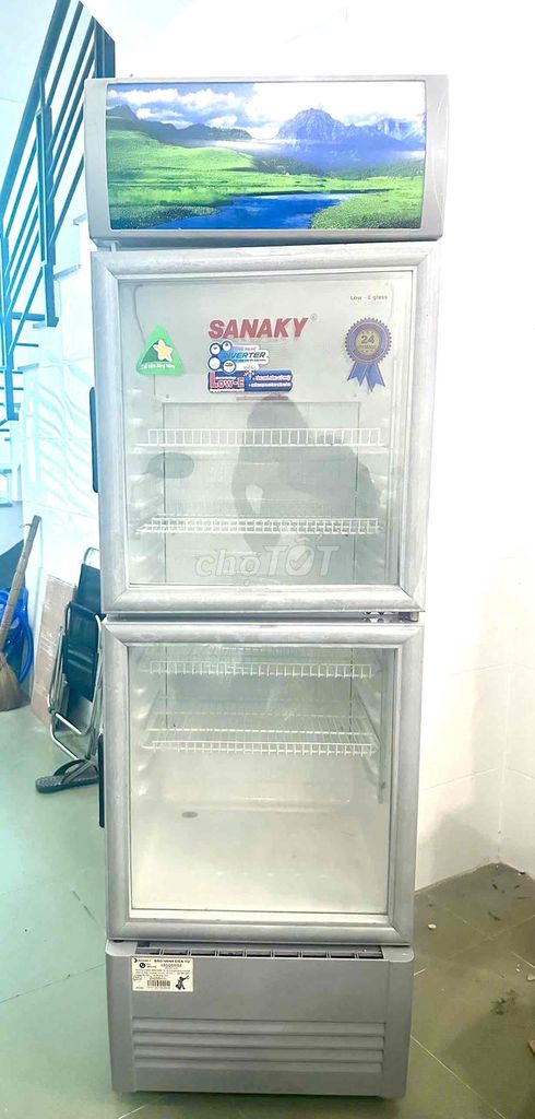 Tủ mát sanaky 2 cánh 250L nguyên bản  Model 258w3l