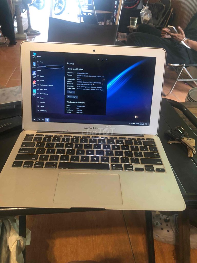 Apple Macbook Air 2014 i5 11 inch 4GB/128GB. Mua bán Laptop tại Thành phố Thủ Đức Tp Hồ Chí Minh được đăng bởi Táo Ta hình 1