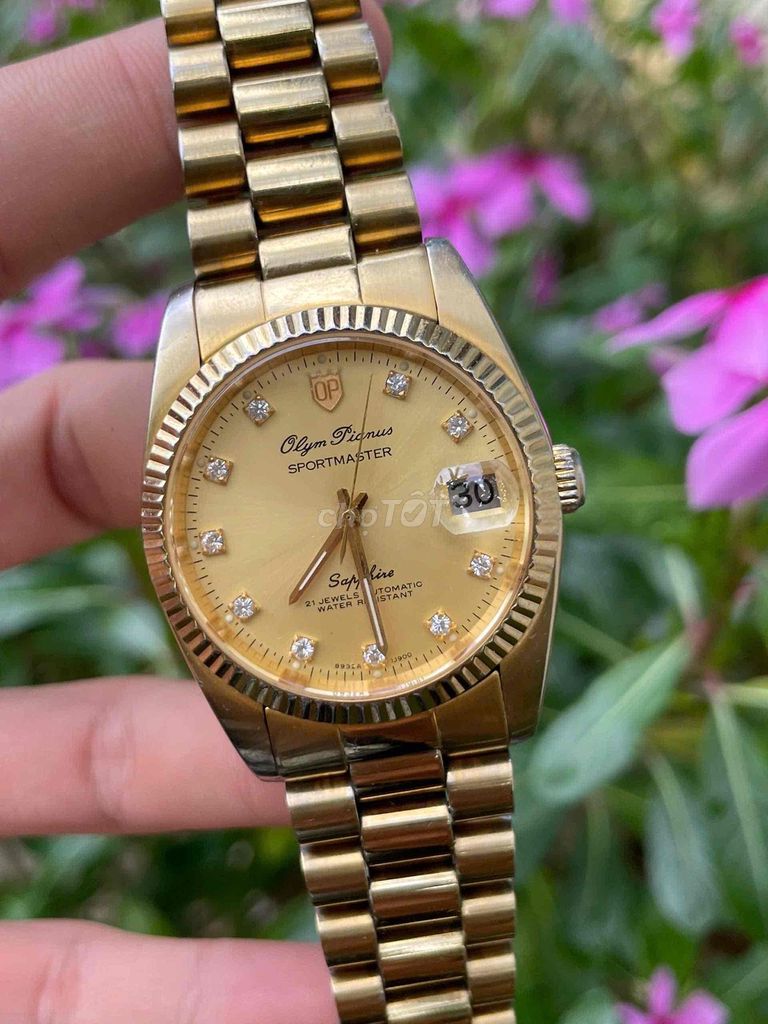 Đồng hồ Olympianus Sportmaster Nam Vàng. Mua bán Đồng hồ tại Huyện Thanh Sơn Phú Thọ được đăng bởi Đinh Quốc An hình 1