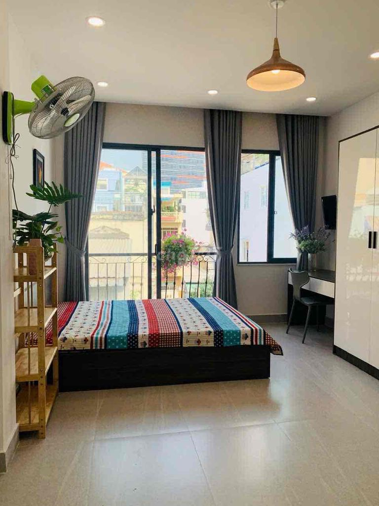 🆕STUDIO BAN CÔNG-CỬA SỔ LỚN,45m2,Gần Cô Giang Quận 1,Full Nội Thất🆕