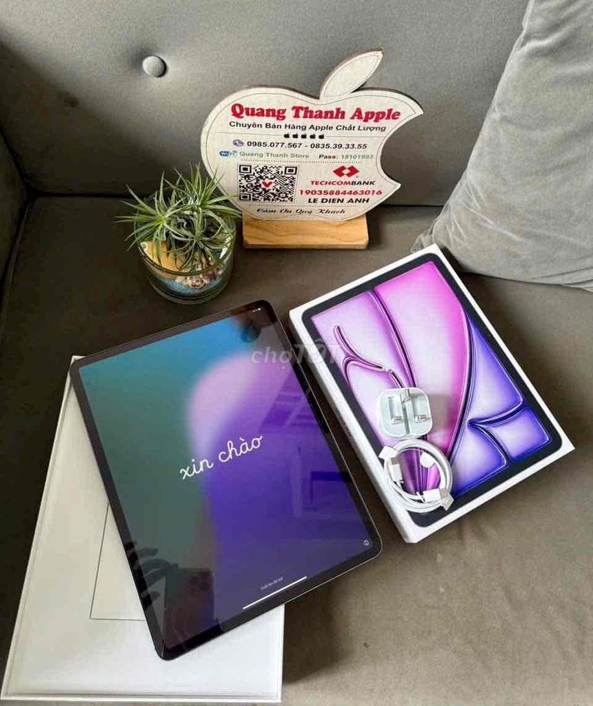 Apple iPad Air 7 M3 13 inch 128GB Mới. Mua bán Máy tính bảng tại Quận Ninh Kiều Cần Thơ được đăng bởi Quang Thanh Apple Store hình 1