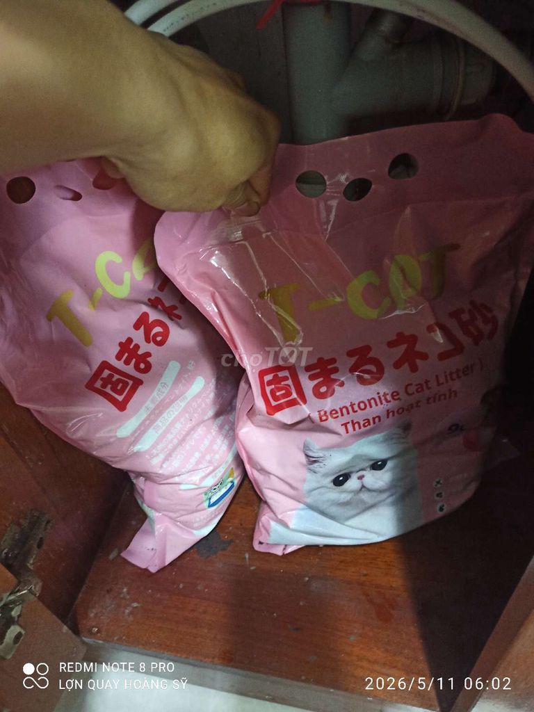Cát vệ sinh T-CAT Đào 8L. Mua bán Phụ kiện, Thức ăn, Dịch vụ tại Quận Lê Chân Hải Phòng được đăng bởi Anh Anh hình 1