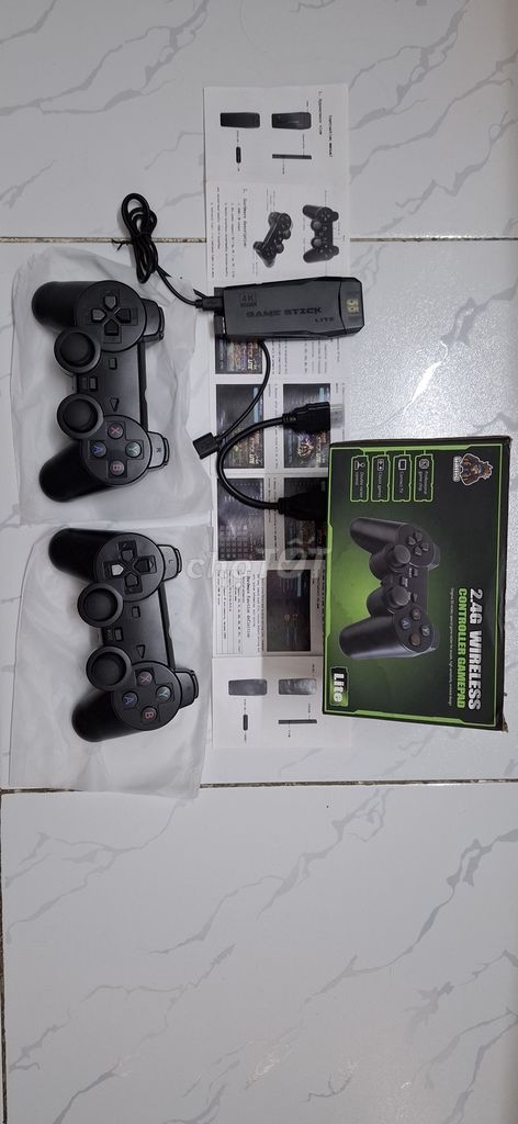 Máy Chơi Game Stick 4K V2 64GB HDMI Không Dây