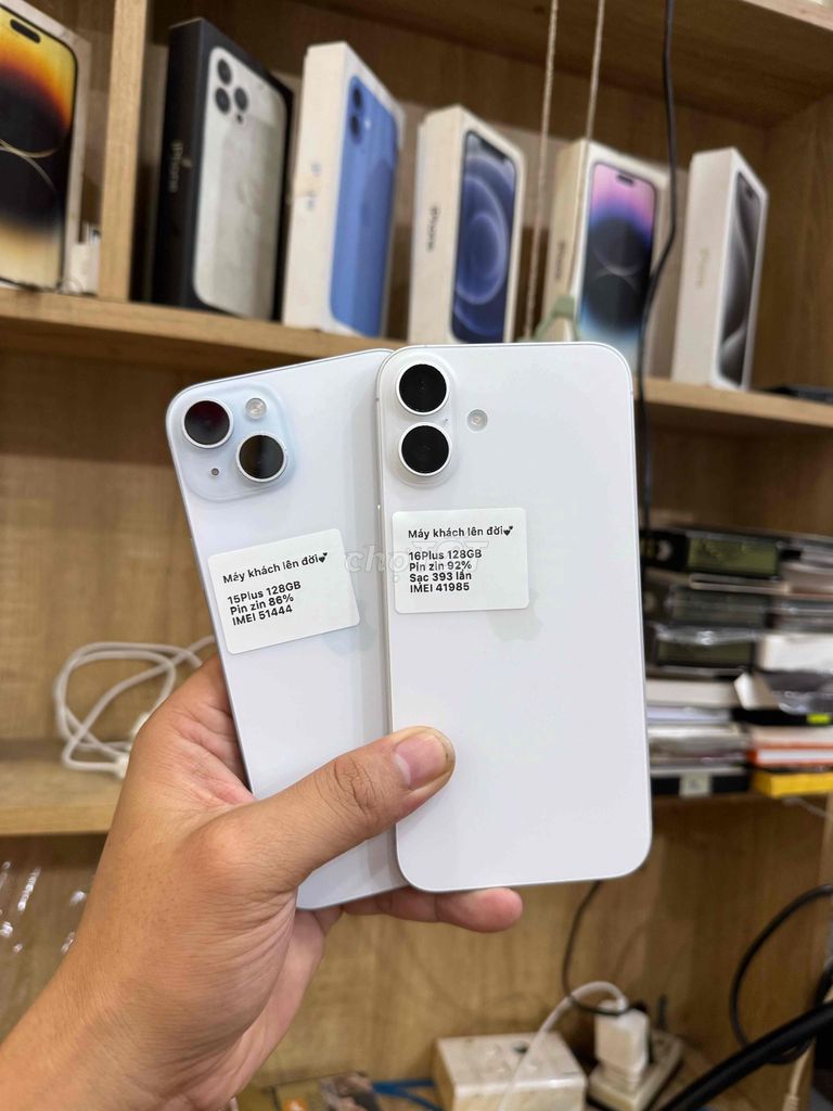 Apple iPhone 15 Plus 128GB Trắng. Mua bán Điện thoại tại Quận Cẩm Lệ Đà Nẵng được đăng bởi HOÀNG SỸ APPLE hình 1