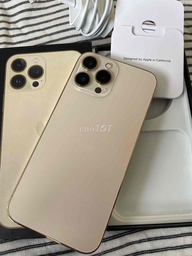 iphone 13 Pro Max 128G Gold zin hết còn BH TGDĐ