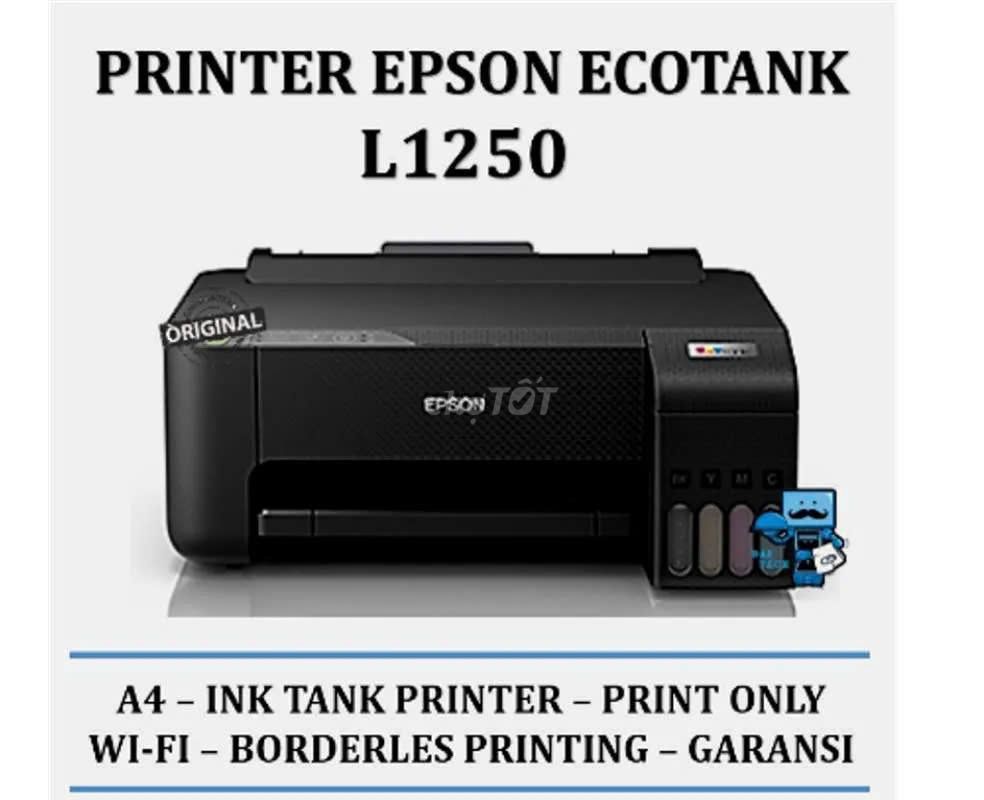 Máy in phun màu Epson L1250 (A4/A5/ USB/ WIFI). Mua bán Đồ dùng văn phòng tại Thành phố Rạch Giá Kiên Giang được đăng bởi Máy Tính Kiên Giang hình 1