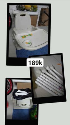 Ghế ăn dặm Nhựa Vải Trắng Hồng Kem Trẻ em - 134546