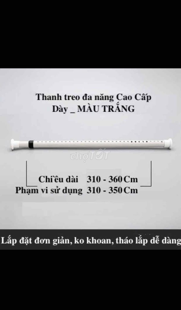 THANH LÝ giá RẺ thanh treo đa năng ko khoan !