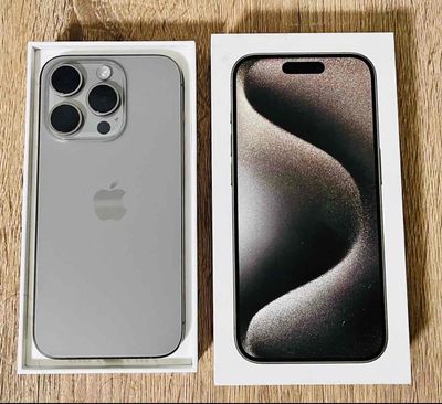 iPhone 15 Pro 128Gb TiTan FULLBOX BH APPLE 08/2025