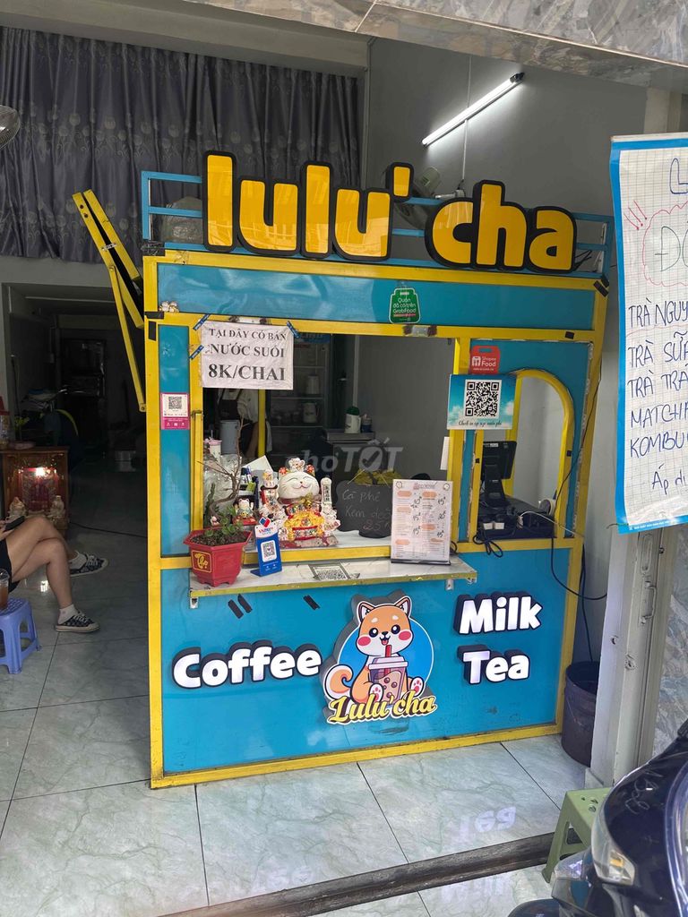 Quầy trà sữa Lulucha Vàng, Xanh. Mua bán Đồ ăn, thực phẩm và các loại khác tại Quận 4 Tp Hồ Chí Minh được đăng bởi hung thanh hình 1