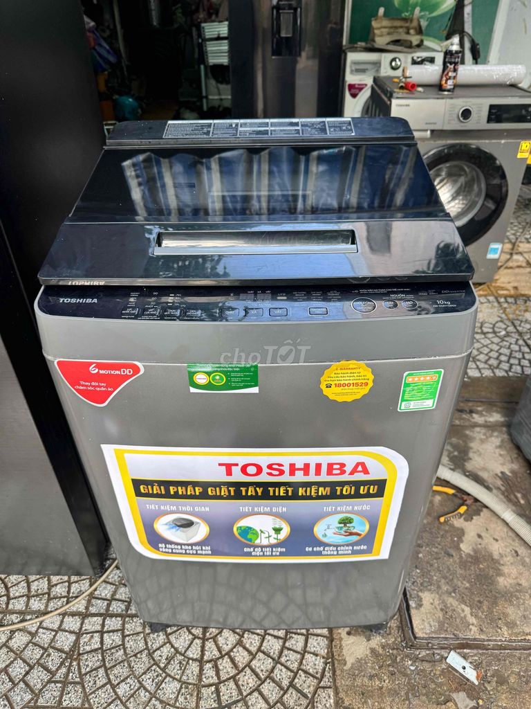 Thanh lý máy giặt Toshiba inveter 10KG mới tin. Mua bán Máy giặt tại Quận Thanh Khê Đà Nẵng được đăng bởi Phúc Đỗ hình 1