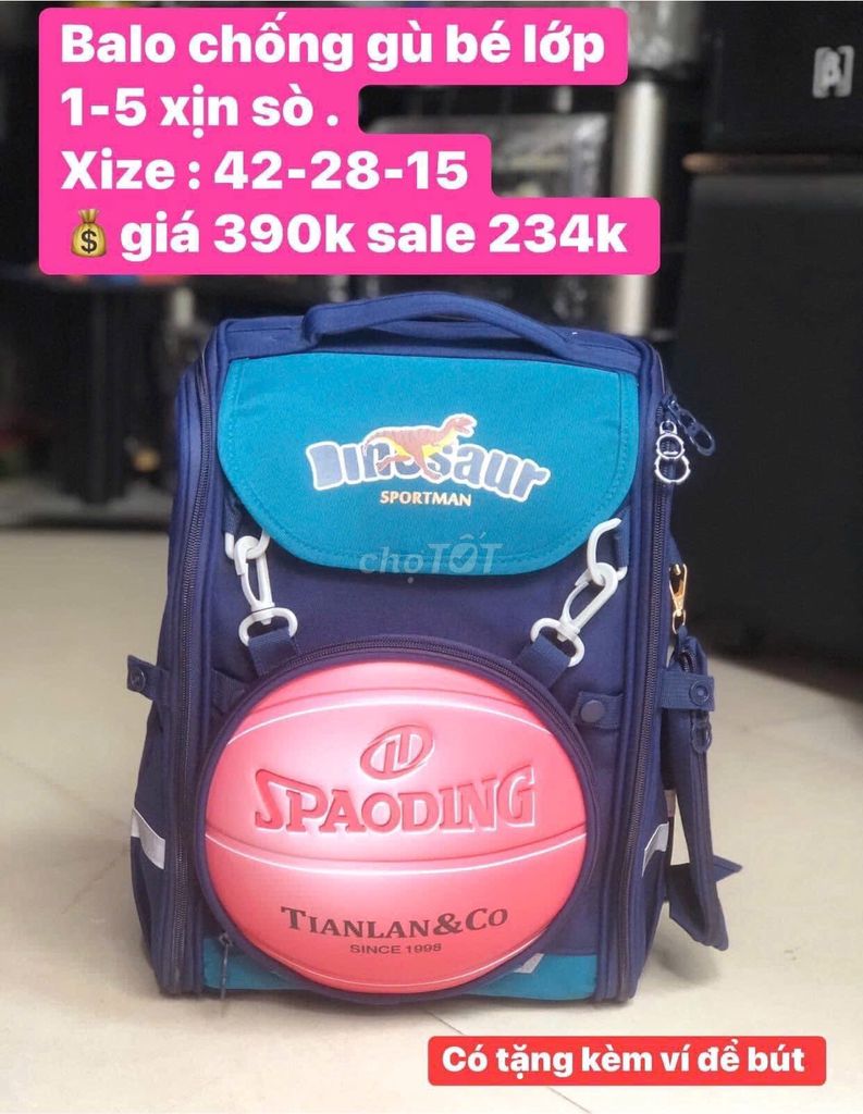 Balo Chống Gù Lớp 1-5 Giá Sale 234.000đ