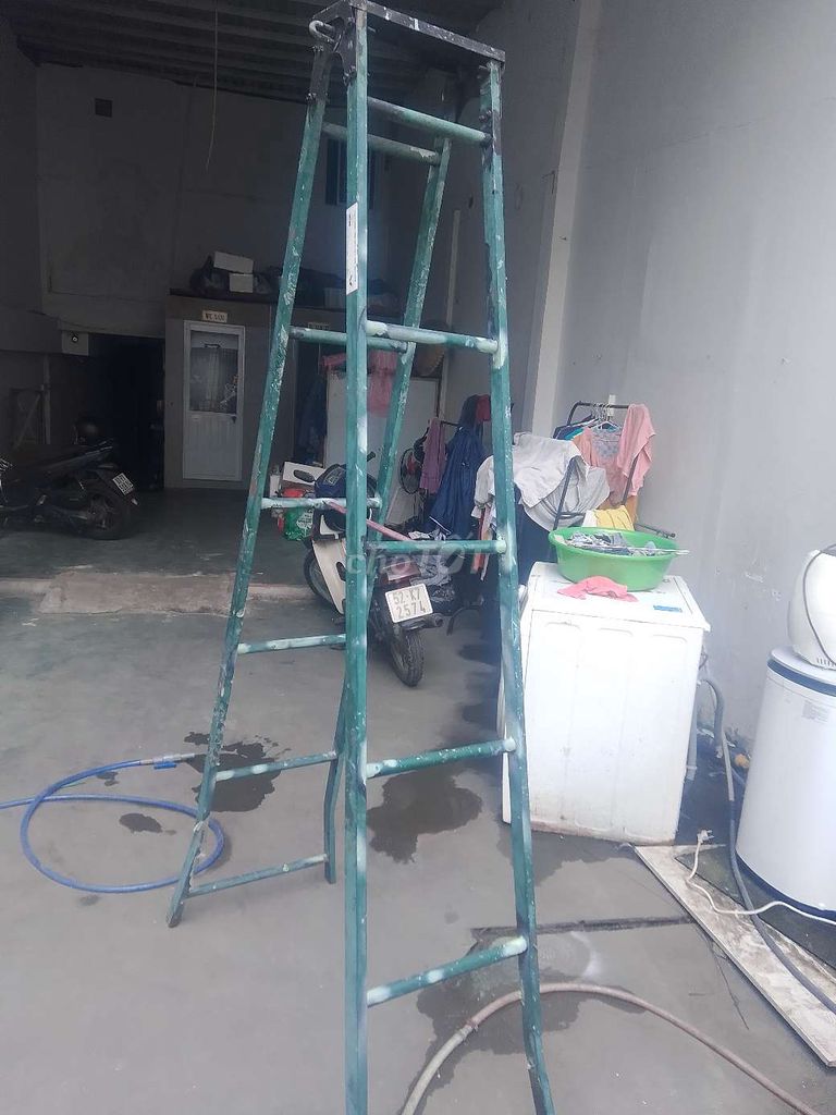 Thang chữ A Kim loại Xanh lá. Mua bán Đồ chuyên dụng, Giống nuôi trồng tại Quận 6 Tp Hồ Chí Minh được đăng bởi Ngọc Lực hình 1