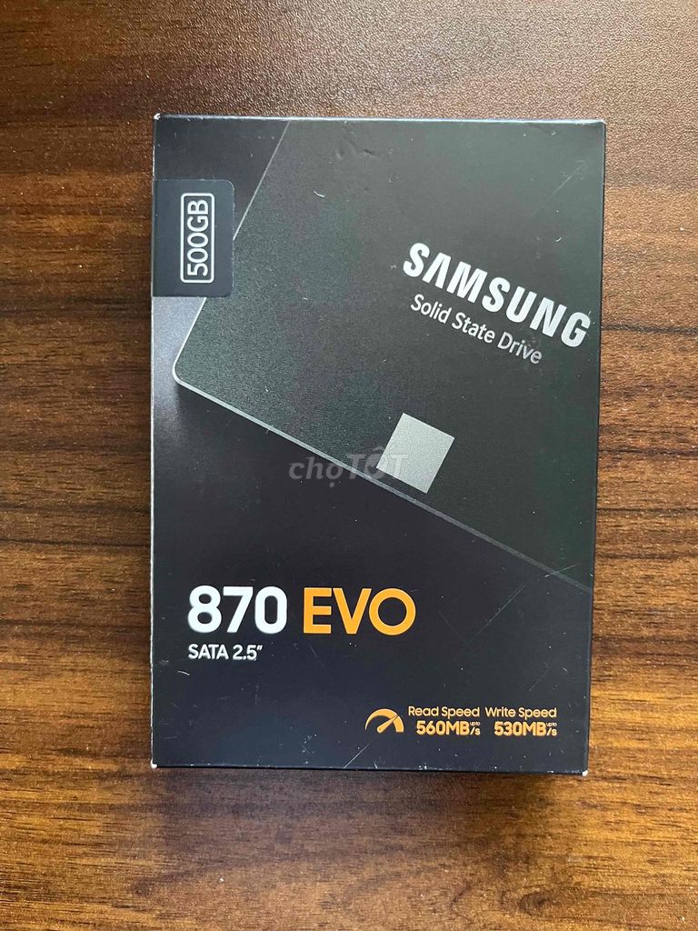 SSD Samsung 870 EVO 500GB new full box. Mua bán Linh kiện (RAM, Card...) tại Thành phố Phú Quốc Kiên Giang được đăng bởi PKL hình 1