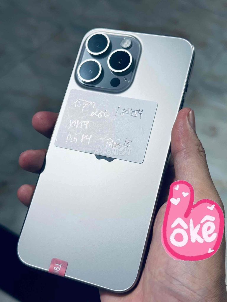 iPhone 15 Pro Max 256GB Đã thay màn linh kiện. Mua bán Điện thoại tại Huyện Tri Tôn An Giang được đăng bởi Liên Hệ O393 393 O73 hình 1