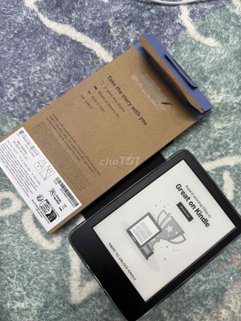 Máy đọc sách Amazon Kindle Gen 11 16GB Đen New 99%. Mua bán Máy tính bảng tại Quận 10 Tp Hồ Chí Minh được đăng bởi Thảo Nguyễn hình 1