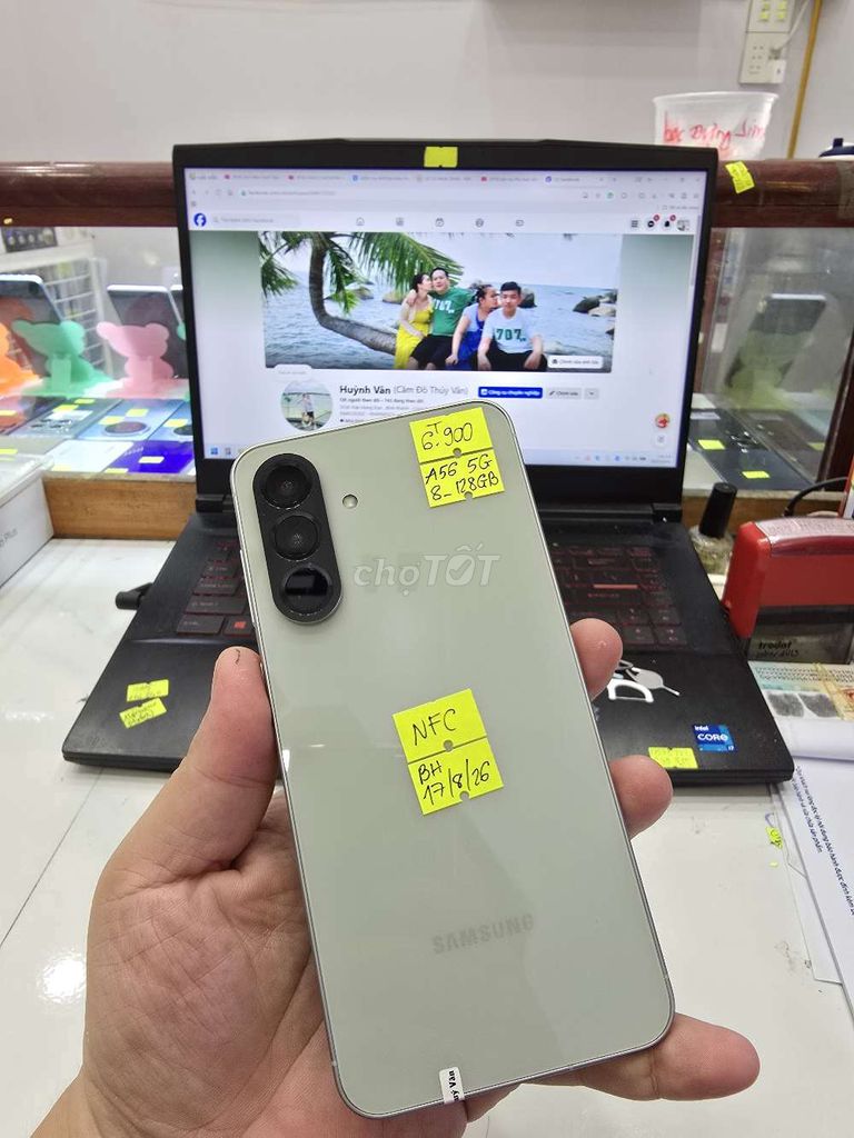 Samsung A56 5G. Mua bán Điện thoại tại Thành phố Long Xuyên An Giang được đăng bởi Facebook Cầm Đồ Thúy Vân hình 1