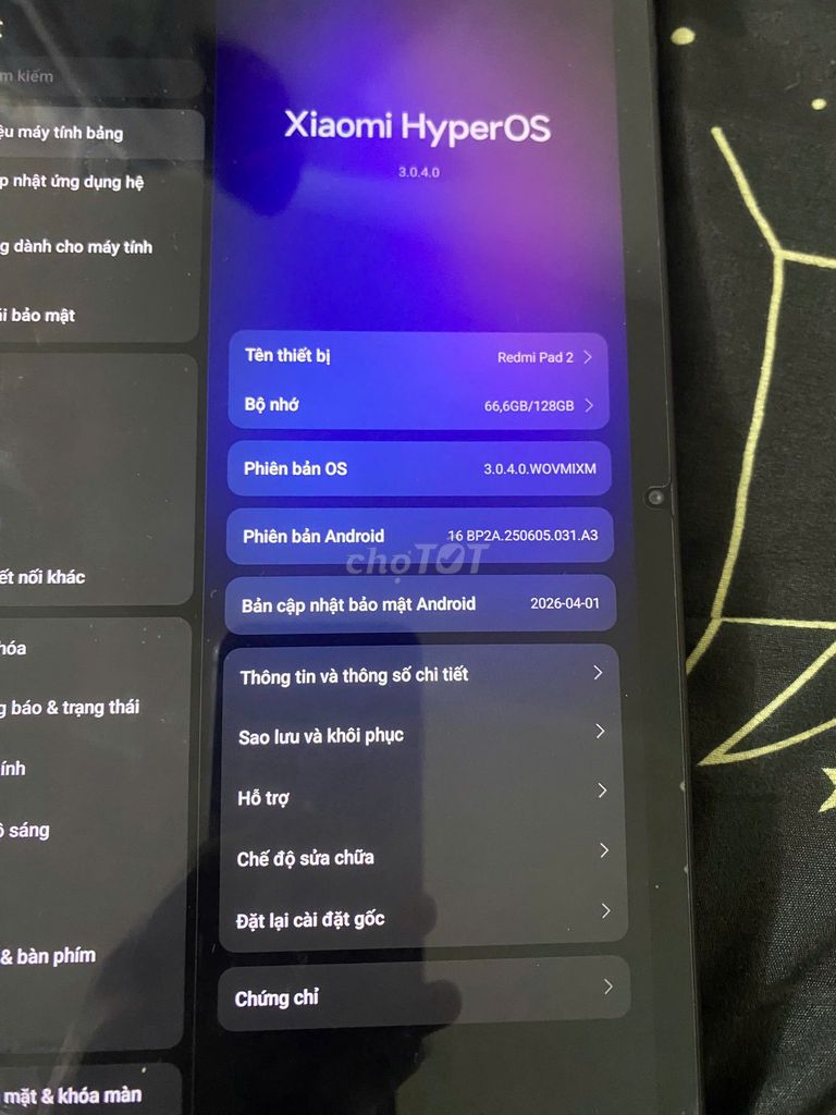 Xiaomi Redmi Pad 2 6GB/128GB Xám. Mua bán Máy tính bảng tại Quận Bình Thạnh Tp Hồ Chí Minh được đăng bởi Nits hình 1