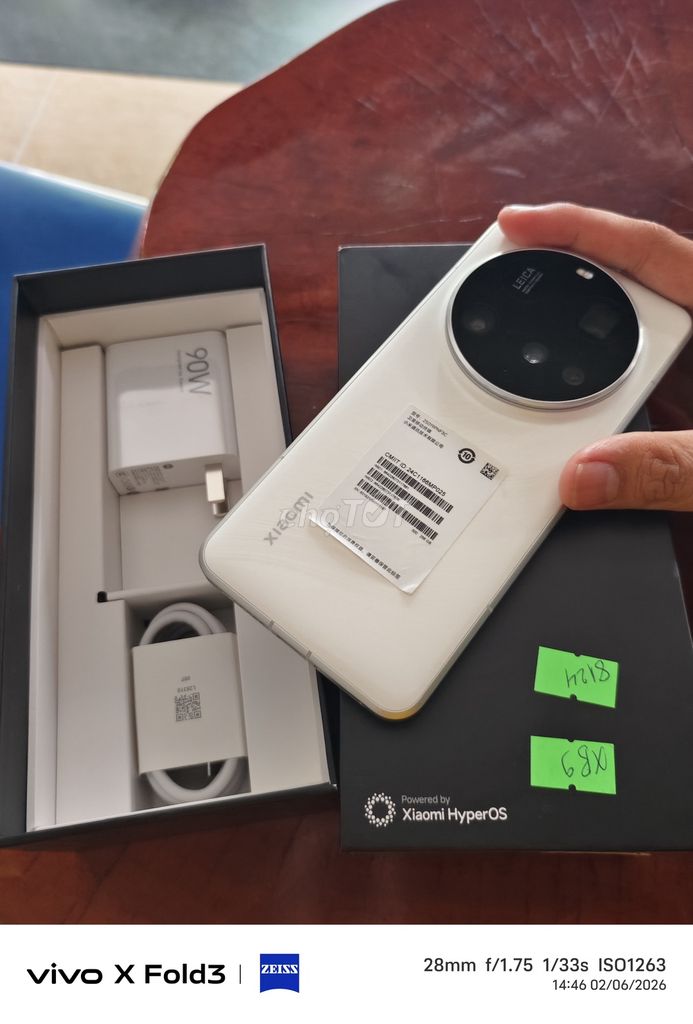 Xiaomi 15 Ultra 12/256GB rom Qte fullbox. Mua bán Điện thoại tại Quận 8 Tp Hồ Chí Minh được đăng bởi Đam Mê Công Nghệ hình 1