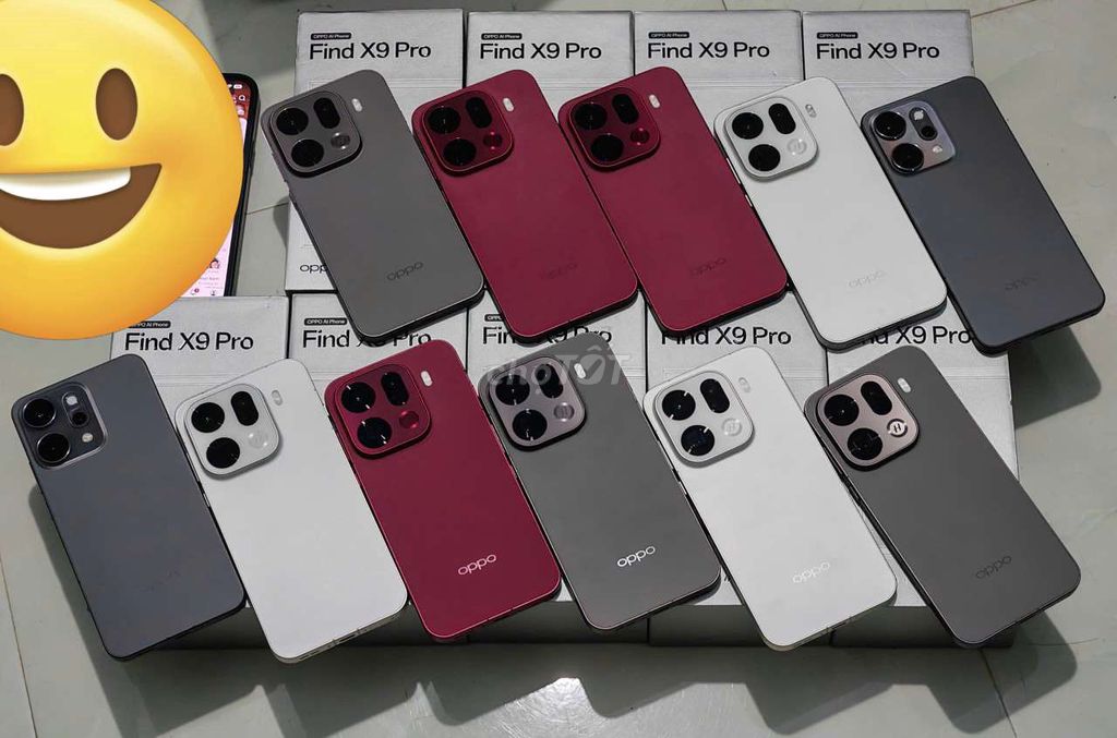Find X9 Pro Quốc Tế 512GB Đỏ, Trắng, Xám. Mua bán Điện thoại tại Huyện Thanh Bình Đồng Tháp được đăng bởi DUY hình 1