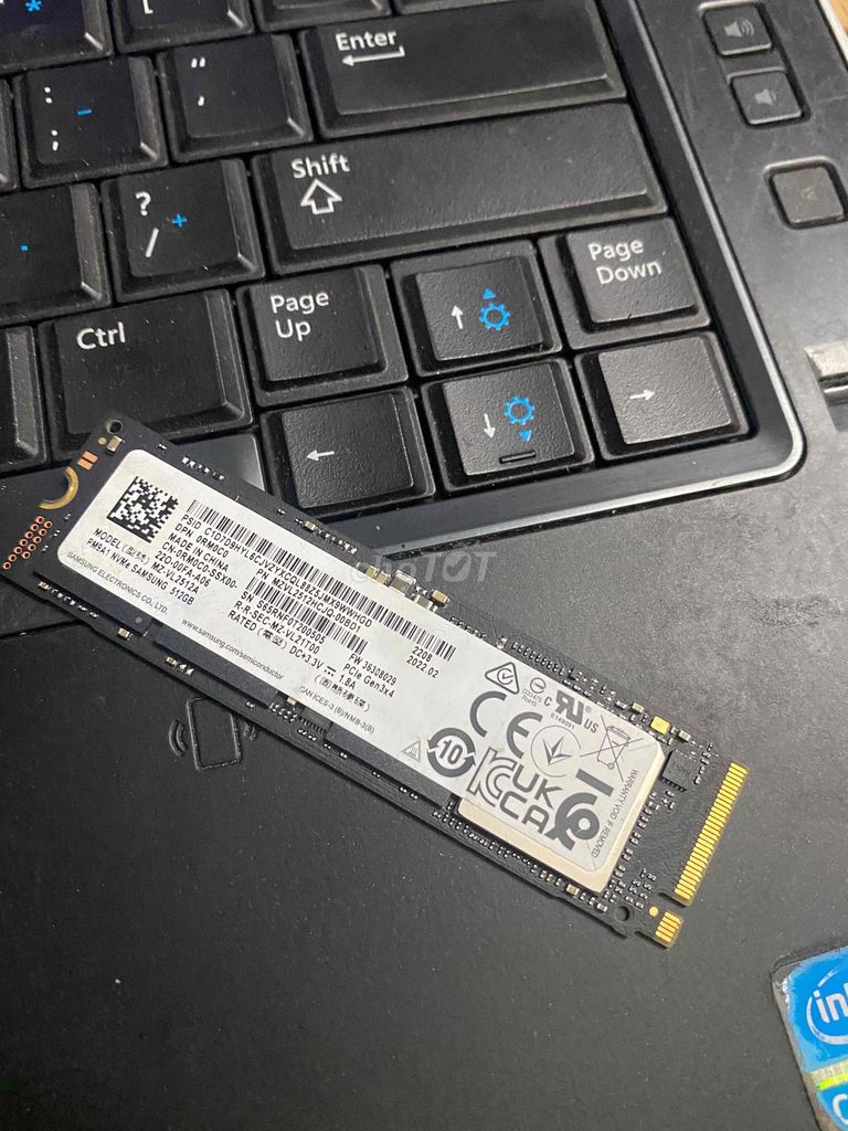 Nvme 512G Samsung Pm9A1 chất lượng sẵn Win 10