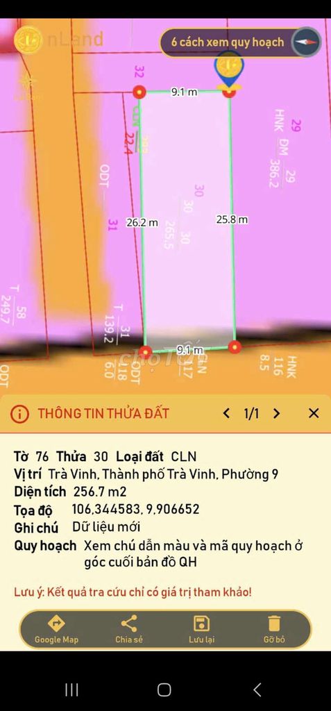 Đất mặt tiền đường Đồng Khởi