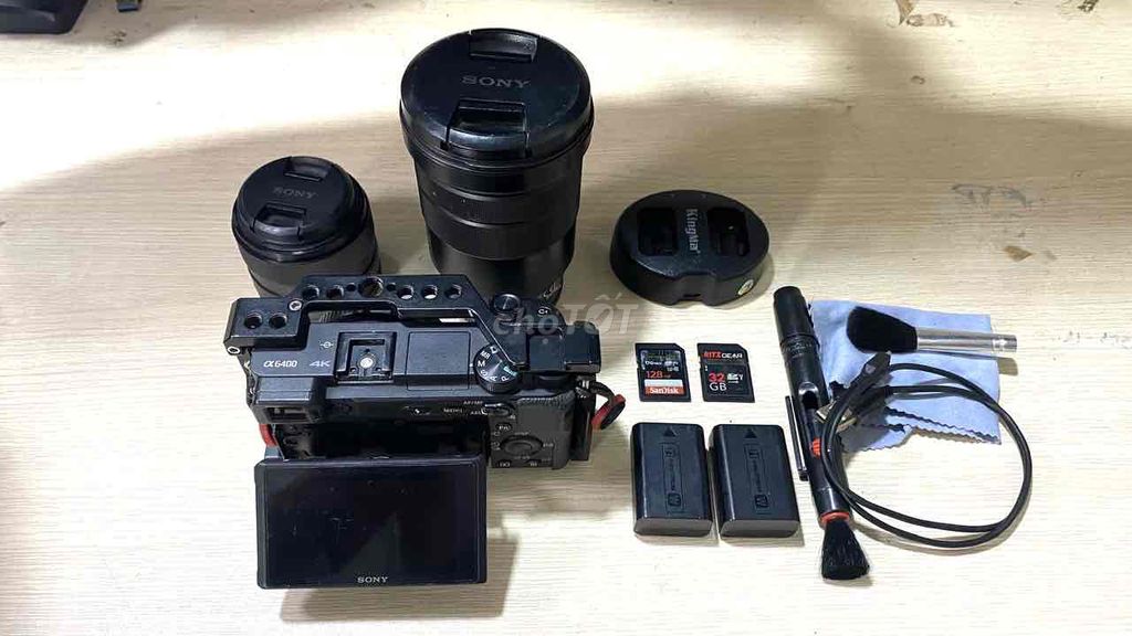 Máy ảnh Sony A6400 kèm 2 lens đã qua sử dụng. Mua bán Máy ảnh, Máy quay tại Thành phố Bạc Liêu Bạc Liêu được đăng bởi Phan Ngọc Bửu Châu hình 1