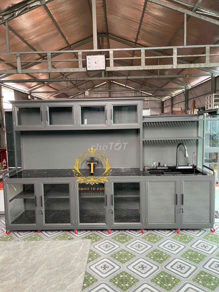 Tủ bếp gas Lapo Nhôm Xám Đa năng. Mua bán Bếp, lò, đồ điện nhà bếp tại Huyện Chợ Mới An Giang được đăng bởi Đặng Hiếu Thạnh hình 1