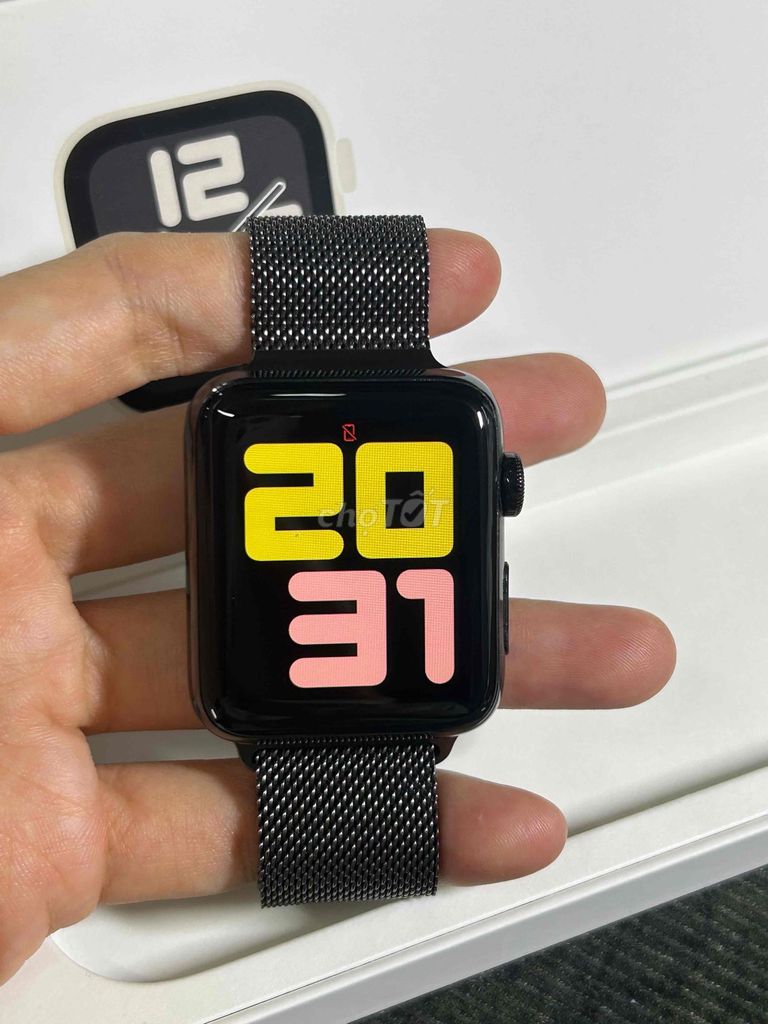 Apple Watch Series 3 Thép Đen 42mm. Mua bán Thiết bị đeo thông minh tại Quận 5 Tp Hồ Chí Minh được đăng bởi A C V N hình 1