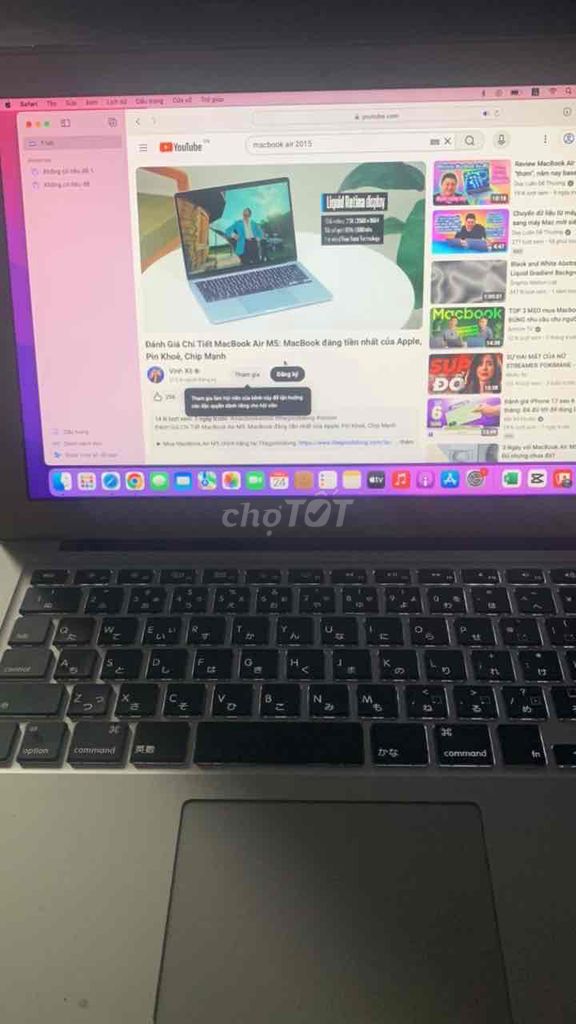 Apple MacBook Air 2015 Xám 256SSD. Mua bán Laptop tại Huyện Pác Nặm Bắc Kạn được đăng bởi Hoà Nông hình 1